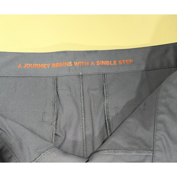 Rhone Pants Mens 34x31 Navy Blue Commuter Slim Fit Performance Chino 100036 - Picture 12 of 16